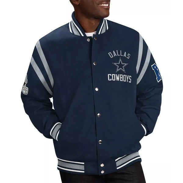 NFL Dallas Cowboys Tailback Varsity Jacket Men and Women