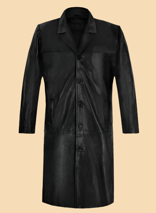 Al Pacino Insomnia Leather Trench Coat