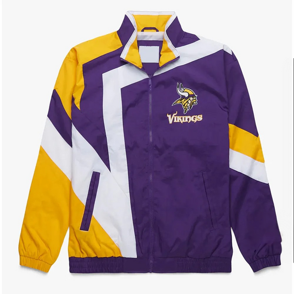 minnesota vikings star windbreaker jacket

