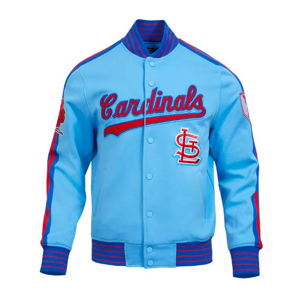 st louis cardinals game day uni blue jacket

