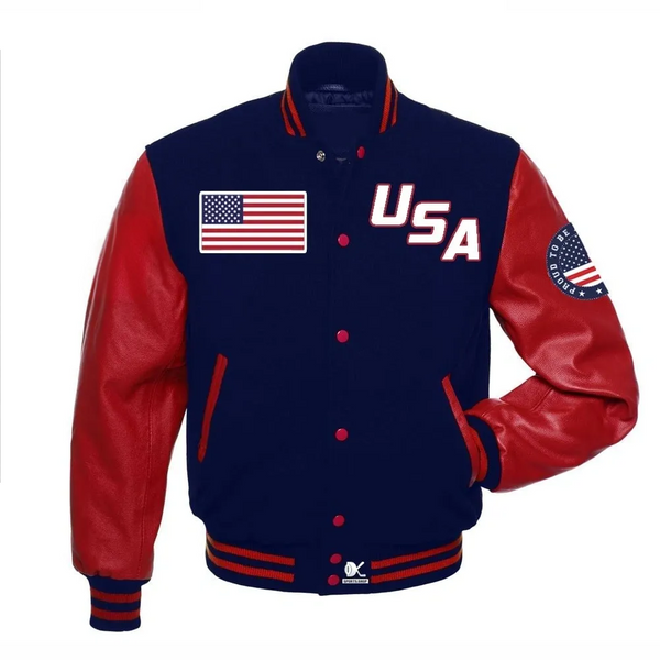 USA VARSITY JACKET | AMERICAN FOOTBALL JACKET