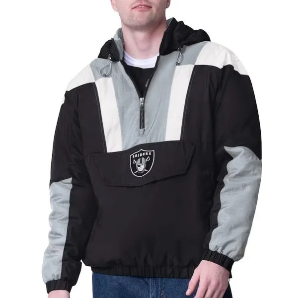 Las Vegas Raiders half-zip pullover jacket in USA