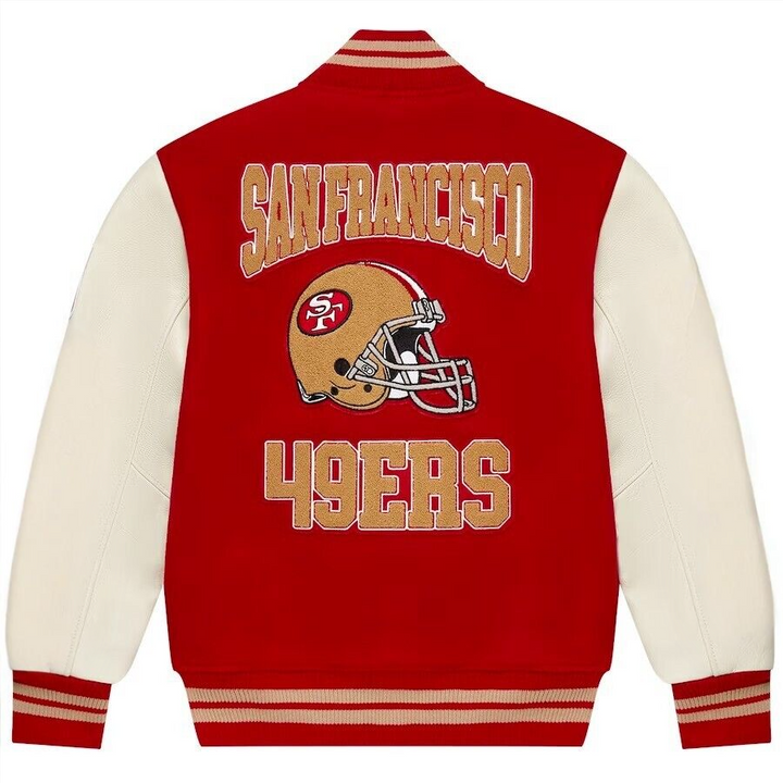 National Football League San Francisco 49ers red varsity jacket in USA