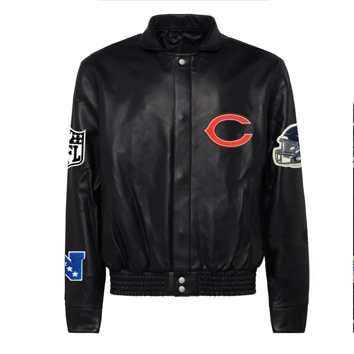 CHICAGO BEARS FULL LEATHER JACKET