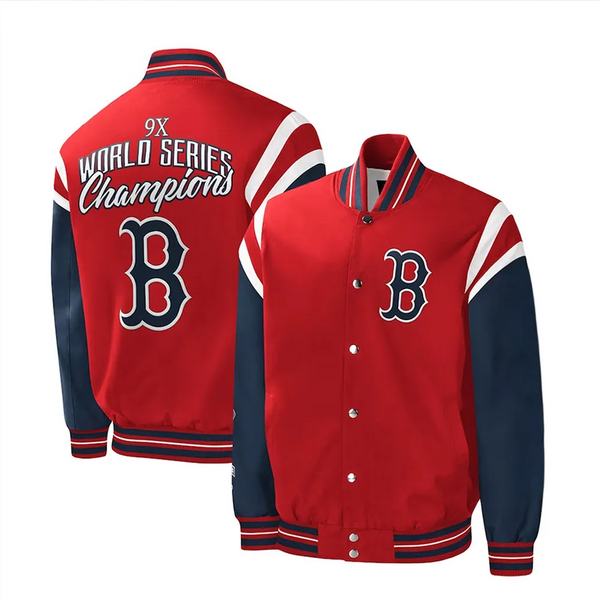 MLB Boston Red Sox Polyester Jacket Men and Women