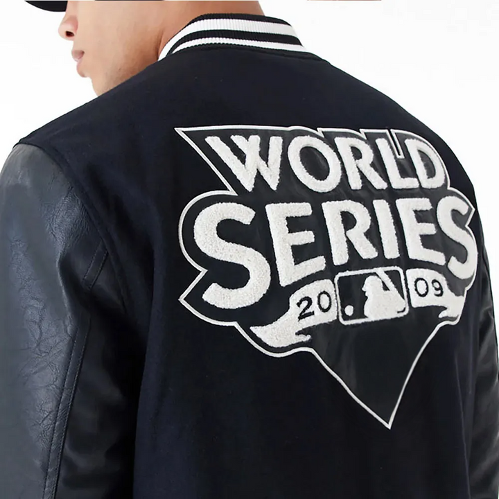 Trendy NY Yankees Black Varsity Jacket for Sports Fans in USA