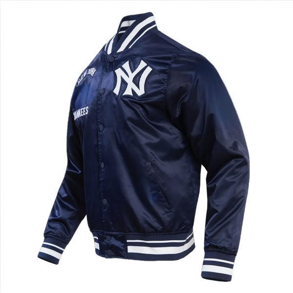 Vintage Style New York Yankees Rib Jacket for Fans in USA