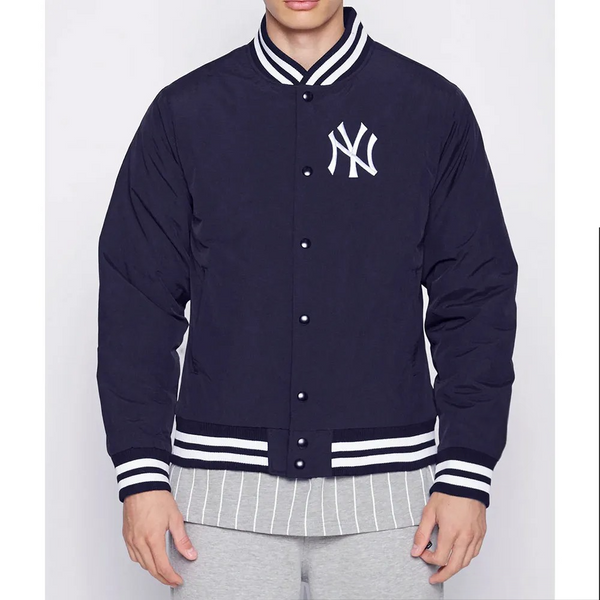 New York Yankees bomber jacket navy blue

