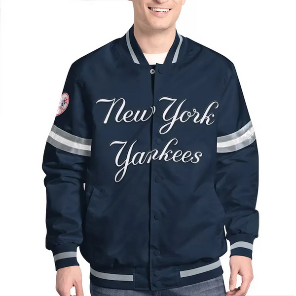 NY Yankees scout varsity satin jacket

