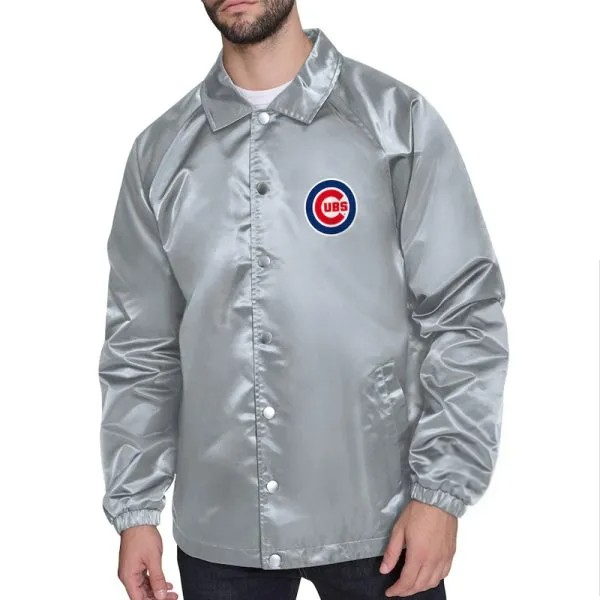Chicago Cubs retro satin coaches jacket

