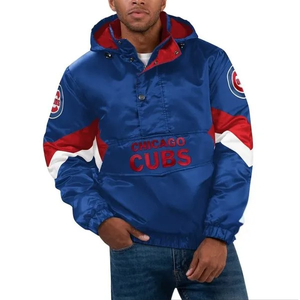 Shop Force Play II Chicago Cubs Hoodie Half-Zip Jacket