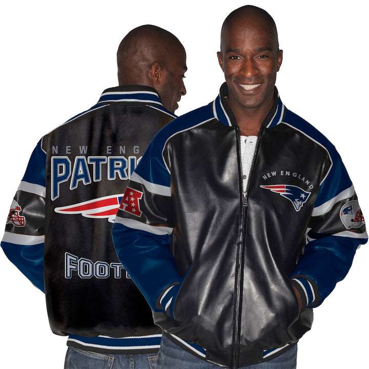 Fashion-forward NFL New England Patriots jacket in German market