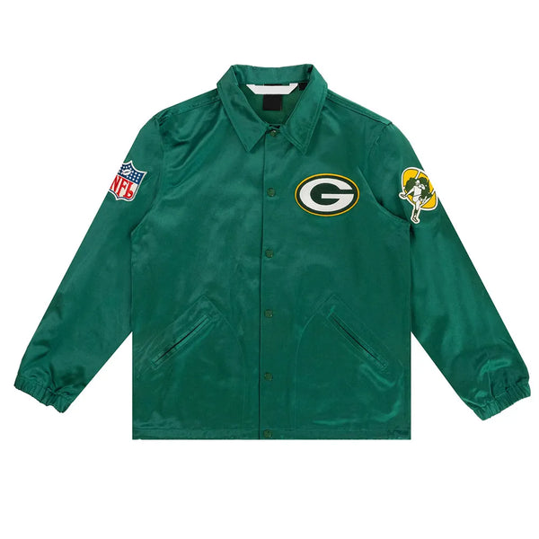 NFL Green Bay Packers Satin Jacket Men and Women