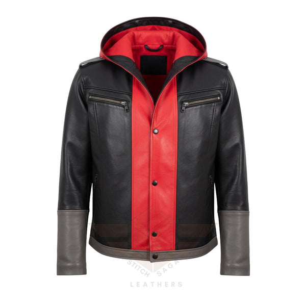 Sora Kingdom Hearts 4 Inspired Black & Red Cosplay Jacket