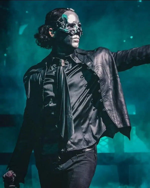 Papa Emeritus V Leather Jacket: Ghost Band Cosplay, Gothic Concert Coat