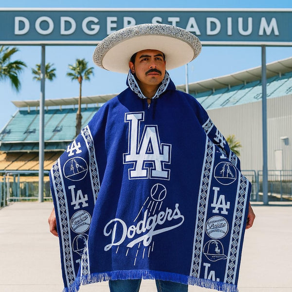 Shop Handcrafted Dodgers Poncho by tjs