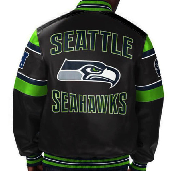 NFL Seattle Seahawks Leather Jacket