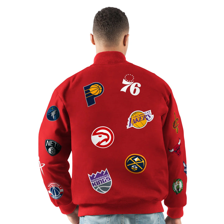 Carl Banks NBA twill college jacket in USA