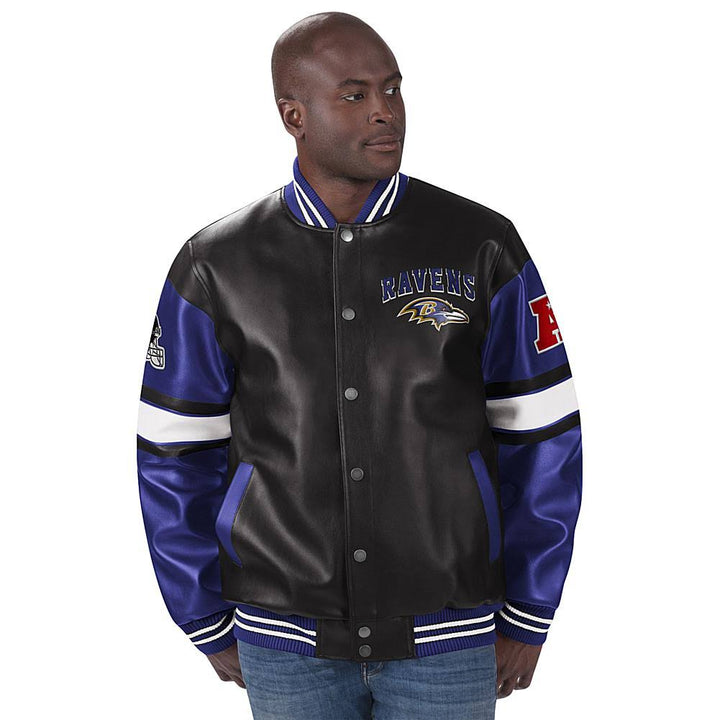 Men's NFL Baltimore Havens leather jacket in USA
