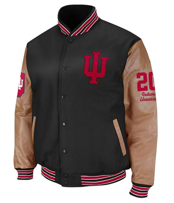 front view indiana-hoosiers-varsity-jacket