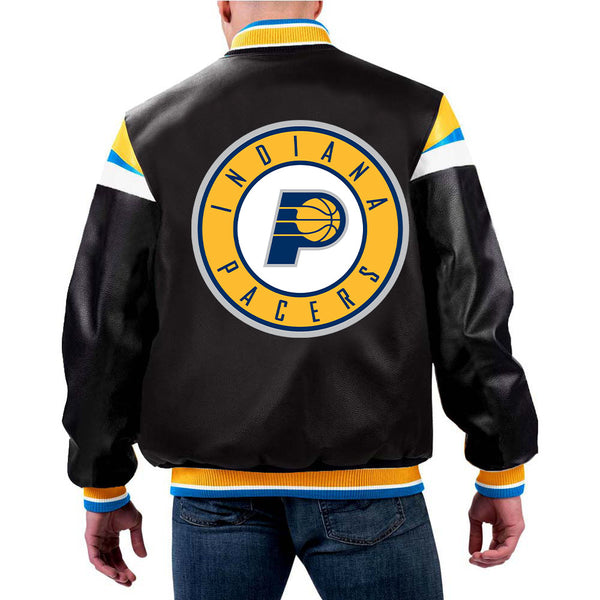 NBA Indiana Pacers Leather Jacket for Men and Women in USA