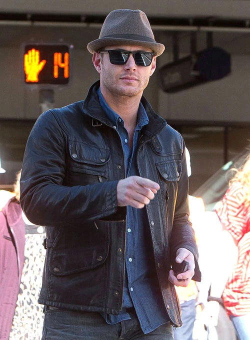 Jensen Ackles Signature Leather Jacket in USA market