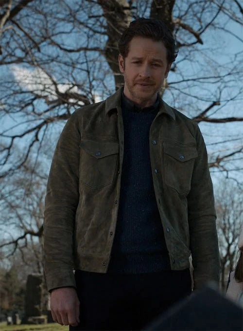 Josh Dallas Manifest suede Jacket