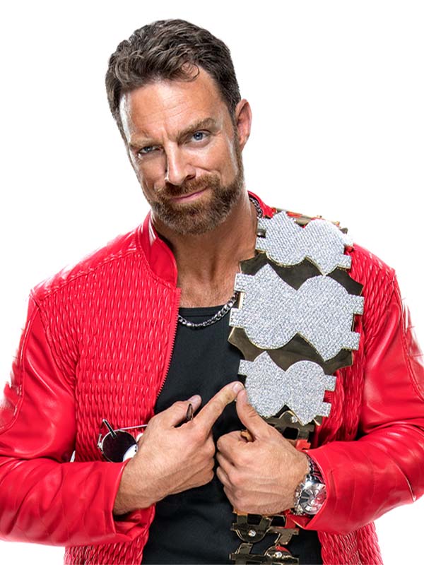 LA Knight WWE Red Leather Jacket | NXT Million Dollar Jacket