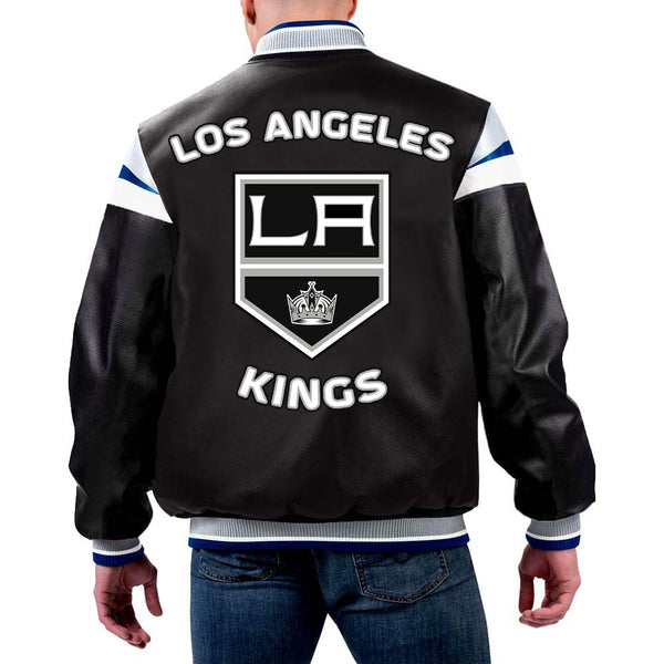 NHL Los Angeles Kings Leather Jacket by TJS in USA