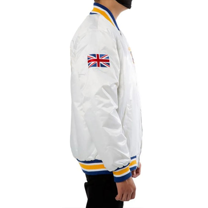 Stylish LA Rams Satin Jacket Featuring Cooper Kupp
