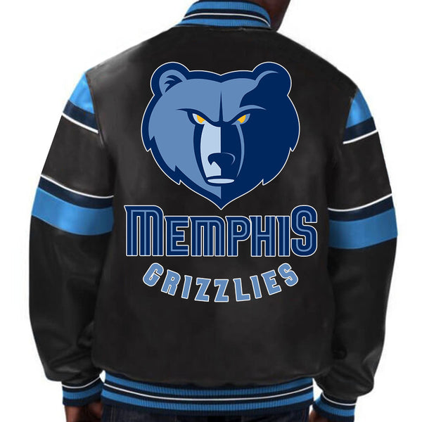 NBA Memphis Grizzlies Leather Jacket For Men and Women