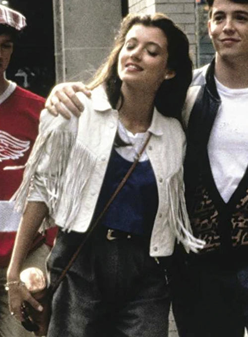 Mia Sarapochiello Ferris Bueller's Day Off leather jacket in United state market