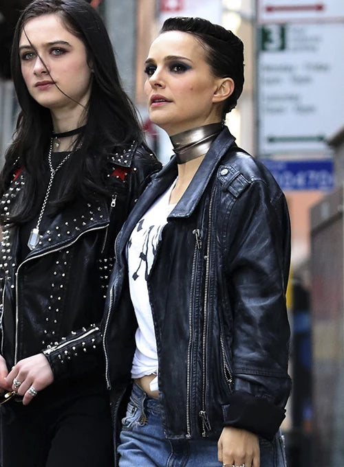 Natalie Portman Exudes Elegance in Leather Jacket in USA market