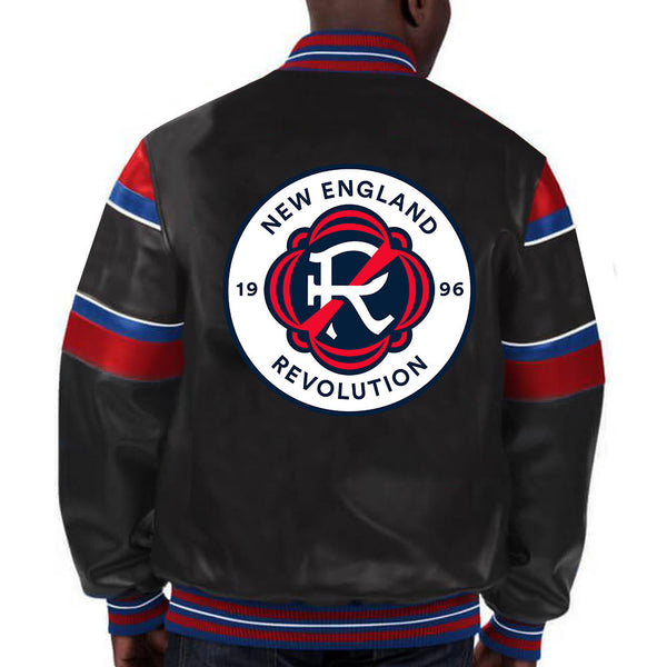 MLS New England Revolution Leather Jacket