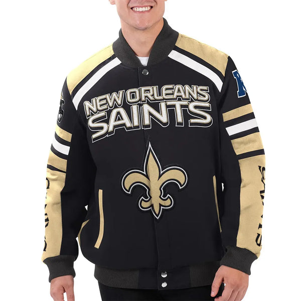 NFL New Orleans Saints Jacket Men and Women