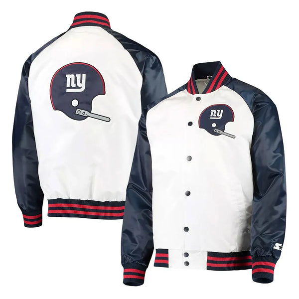 NFL New York Giants Satin Jacket Men and Women