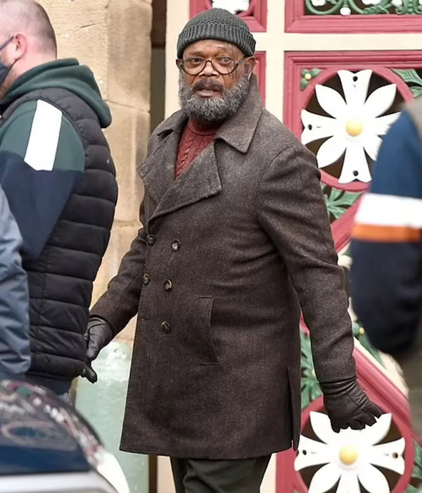 Secret Invasion Samuel L. Jackson Grey Peacoat