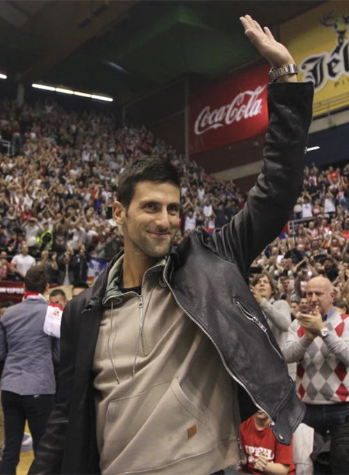Novak Djokovic Signature Leather Jacket in USA market