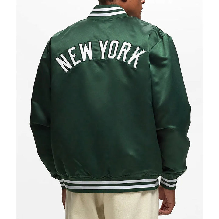 New York Yankees Green Bomber Jacket
