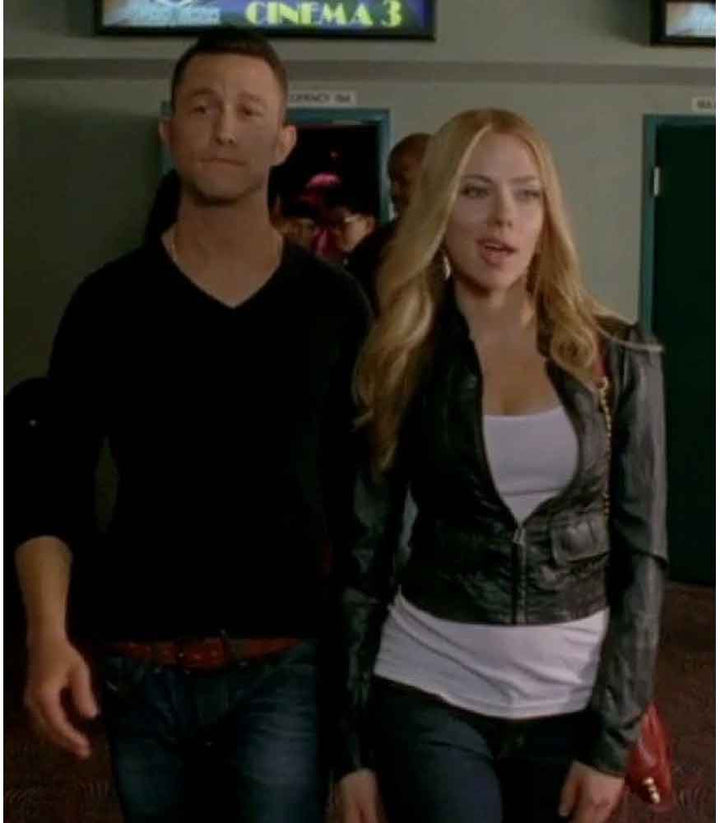 Luxury Black Leather Jacket from Don Jon by Scarlett Johansson
