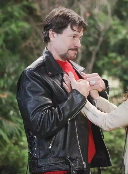 Peter Reckell Days of Our Lives Leather Jacket in USA market