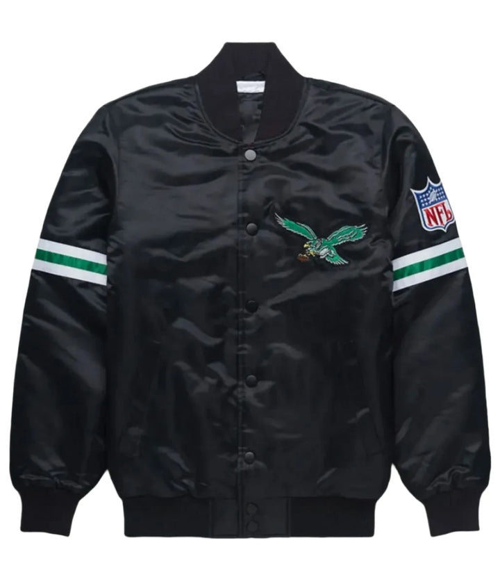 NFL Philadelphia Eagles Satin Jacket Men and Women