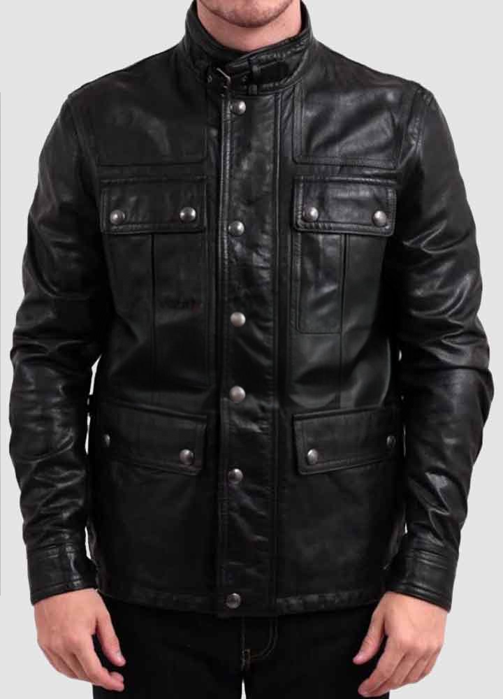 Kiefer-Sutherland Leather Jacket