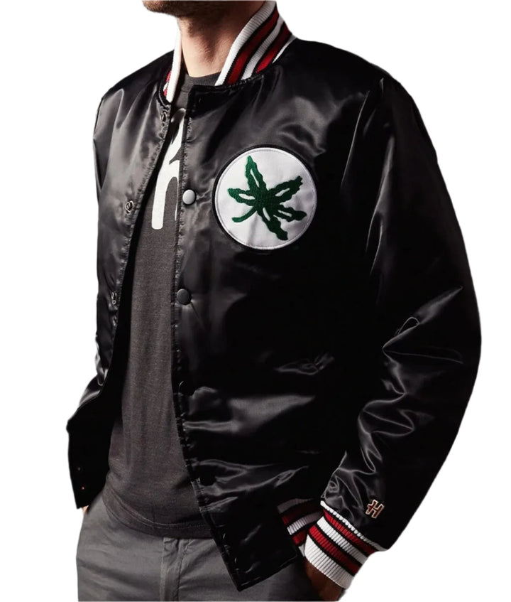 Ohio State Buckeyes Satin Jacket for Men and Women in USA