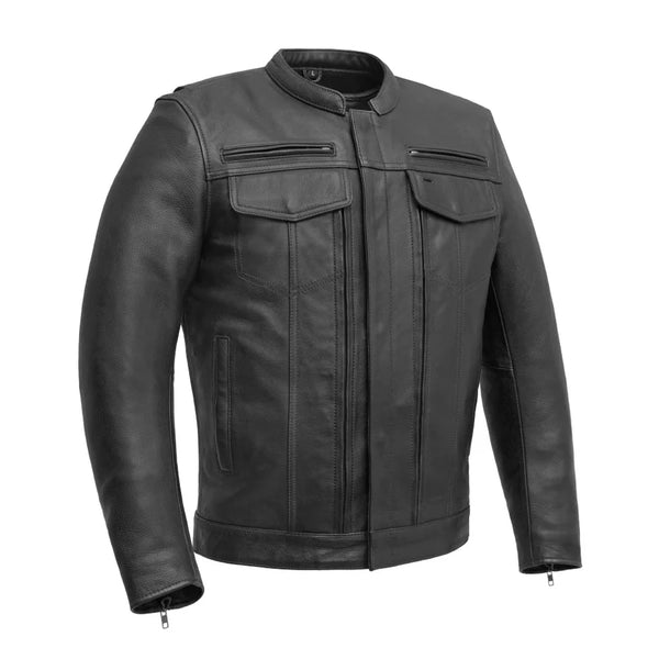 Decent Raider Men's Motorcycle Leather Jacket