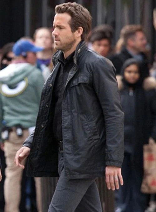 Stylish Leather Jacket from R.I.P.D - Ryan Reynolds Look in Europe market