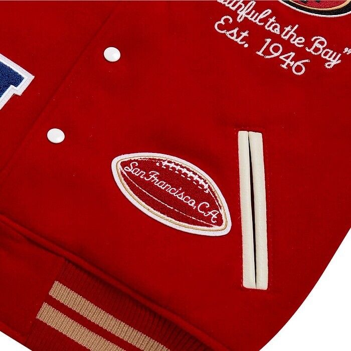 NFL San Francisco 49ers varsity jacket in USA