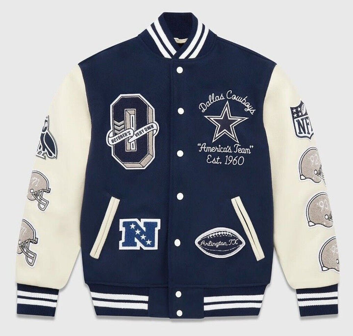 National Football League Dallas Cowboys leather jacket for men and women