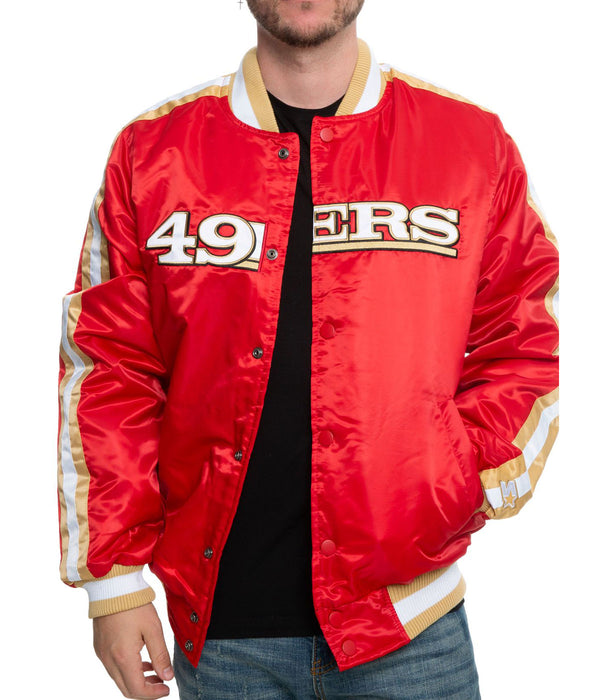 49ERS San Francisco Red Satin Jacket