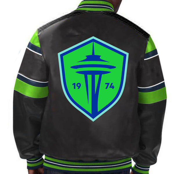 MLS Seattle Sounders FC Leather Jacket